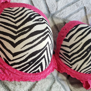 PINK VS Lace Wing Demi 36C